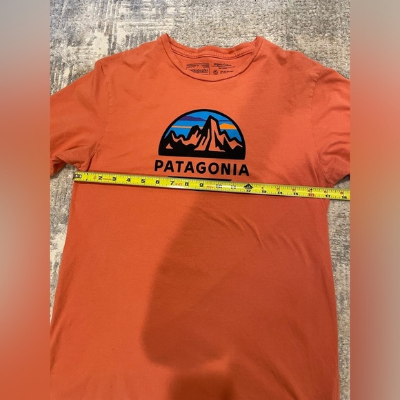 PATAGONIA T-Shirt Organic Cotton Slim Fit Salmon 1973 Size S Unisex - Picture 6 of 7